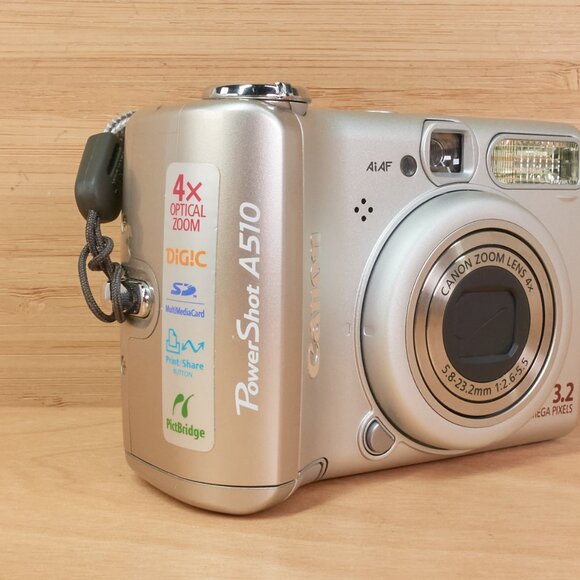 Canon PowerShot A510 Digital Camera / 3.2MP / 4× Optical Zoom / Tested - Picture 3 of 8